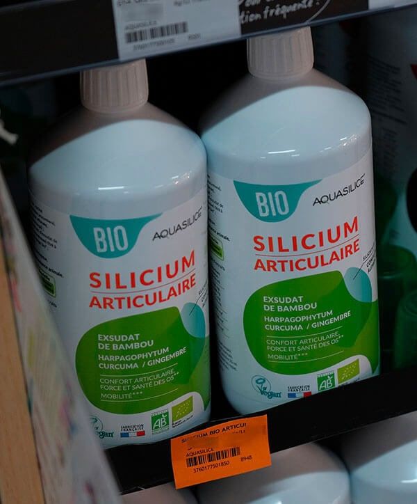 Compléments alimentaires au silicium